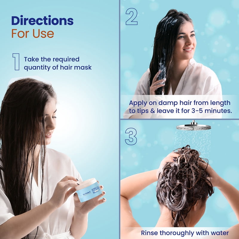 Yuthika Professional Ultracare Sulphate Free Hair Mask For Women & Men| Damage & Dry Hair | 500ml / 16.90 Oz