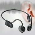 thumbnail image 3 of Auriculares de conducción ósea Auriculares inalámbricos Estéreo IPX6 Impermeable 5. micrófono Auriculares abiertos para ejercicio Negro, 3 of 8
