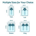 thumbnail image 3 of Queen Mattress, 12 Inch Queen Memory Foam Hybrid Mattress in a Box for Refresh Sleep & Pressure Relief, CertiPUR-US Certified Medium Firm Queen Size Mattresses, 3 of 8