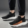 thumbnail image 4 of Men's Large Size Casual Shoes Slip-On Knitted Running Sneakers,, 4 of 9