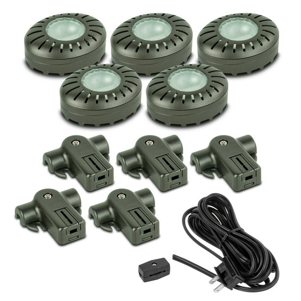 Brilliant Xenon DirectIt Under Puck Lights (5Pack Bronze