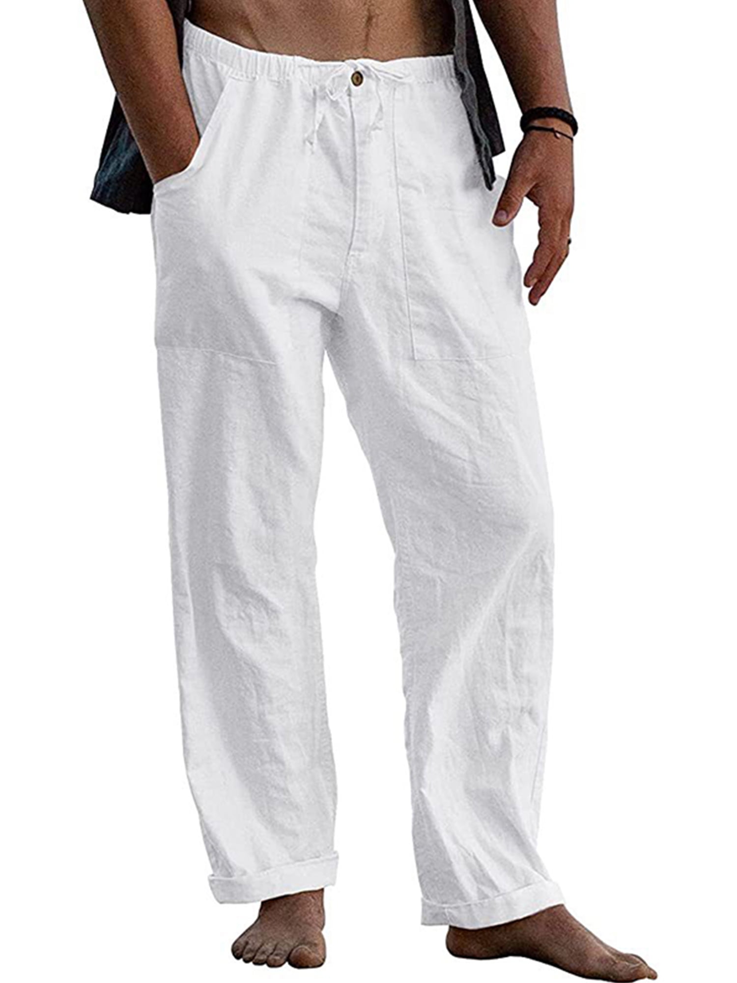 Plus Size Mens White Pants  Walmartcom
