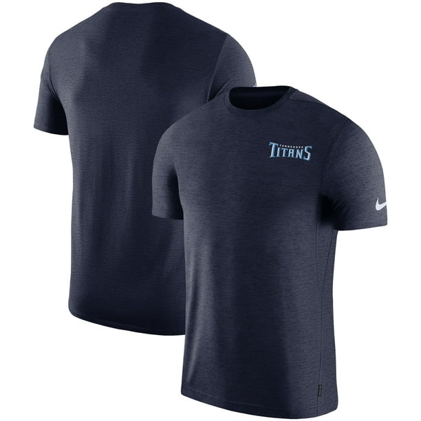 Tennessee Titans Nike On-Field Coaches UV Performance T-Shirt - Navy ...