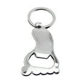 thumbnail image 4 of Worgeous Foot-shaped Keychain Metal Wine Bottle Opener Beverage Can Opener Creative Keyring Gift (Silver), 4 of 8