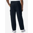 thumbnail image 2 of KingSize Men's Big & Tall Fleece Cargo Sweatpants, 2 of 5