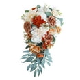 thumbnail image 3 of Ramo de novia para novia, ramo de flores artificiales, ramo de hojas para dama de honor, ramo de novia para suministros para fiestas de bodas, 3 of 9