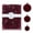 D, variant on 42 Pack Velvet Flocked Christmas Ball Ornament Set, Shatterproof Plastic Hanging Baubles, Indoor & Outdoor Christmas Tree Holiday Home Party Decoration, Gift Ready Color‑Box Package
