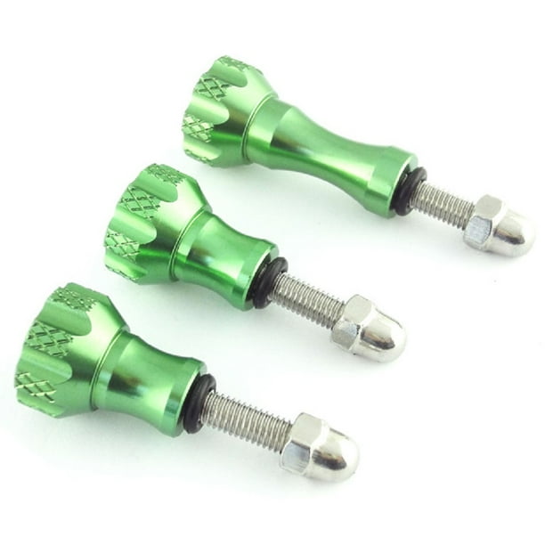 MaximalPower CNC Aluminum Thumb Knob Bolt Nut Screw Kit Set (Green)