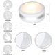 thumbnail image 4 of Luz de disco de 6 piezas con control remoto, murciélago LED inalámbrico, 4 of 5