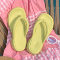 thumbnail image 5 of Chanclas de plataforma para mujer, zapatos de playa para vacaciones de verano, antideslizantes, ligeros, suaves, con tacones altos, zapatillas de nube para mujer, 5 of 5