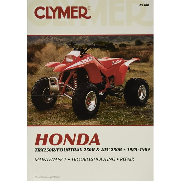 Clymer M348 Repair Manual, Black, one Size