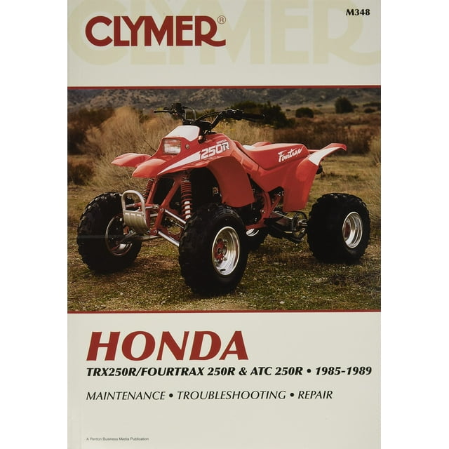 Clymer M348 Repair Manual, Black, one Size