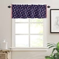 thumbnail image 3 of Valances for WIndow Independence Day Stars and Striped Sunflowers Heart Valance CurtaIns Light FilterIng Rod Pocket WIndow Treatment Valances for Kitchen Bathroom Bedroom Basement, 42X18In, 3 of 8