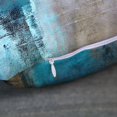 thumbnail image 6 of Throw Pillow Covers Modern Home Art Decor, 12 x 20 Inches Set of 2 Pillow Cases Decorative, Abstract Oil Painting Pillowcases for Bedroom, Living Room, Teal Grey, 6 of 6