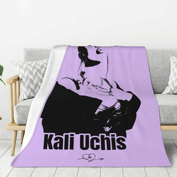 Kali Actress Uchis Flannel Blanket Air Conditioning Blanket Nap Blanket Sofa Throw Blanket Throw Blankets 40"X30"