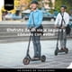 thumbnail image 4 of Patín Scooter Eléctrico Plegable para Adultos, Motor Delantero de 350W de Potencia Máxima, 25 km/h Velocidad Maxima, Carga máxima de 120 KG, Sistema de Freno Dual, Impermeable de IPX4 gim 15PATIN-001CH, 4 of 5