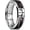 Silver-Camo Inlay, variant on Cross Ring for Men Silver Titanium Wedding Band Brown Camouflage Inlay Ring 8mm Width Faith Collection Comfort Fit Size 11