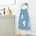 thumbnail image 3 of Yayeee 100% Cotton Hand Towels for Bathroom 16" x 28" Soft Absorbent Kitchen Towel, Baseballs Pattern, 3 of 7