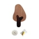thumbnail image 4 of Gancho de madera para colgar en la puerta, bonito y práctico gancho de pared de moda para la entrada, gancho para sombreros, bufandas, chaquetas, Estilo B, 4 of 8