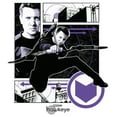 thumbnail image 2 of Men's Marvel Hawkeye Graphic Panel Icon  Graphic Tee White 2X Large, 2 of 5
