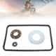 thumbnail image 1 of Kit De Cadena De Piñón De Motocicleta, Piñón Delantero De Acero 13T 10 MmH Kit De Cadena De Piñón De Rueda Sin Dientes Cadena De 120 Eslabones Para Modificación, 1 of 7