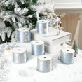 thumbnail image 3 of Juego de cintas navideñas Dindosal, 6 rollos, 6,4 cm x 5,5 m, con cable, 3 of 9