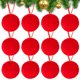thumbnail image 1 of 12 Adornos Navideños para Árboles de Navidad Colgantes Rojos de 6 Cm., 1 of 7