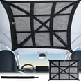 thumbnail image 2 of ddioayh Upgrade Car Ceiling Cargo Net Pocket,Strengthen Load-bearing and Droop Less Double-layer Mesh Car Roof Storage Organizer,Truck SUV Travel Long Road Trip Interior Accessories, 2 of 7