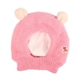 thumbnail image 2 of Sombrero de disfraz de gato con orejas gruesas y adorables para mascotas pequeñas, orejeras para fiesta Rosa, 2 of 8