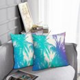 thumbnail image 6 of LALILO Throw Pillow Covers Colorful Tropical Palm Tree Gradient Cushion Cover 18" x 18", 2 Pack, 6 of 6