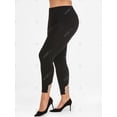 thumbnail image 2 of Leggings Talla Extra Borde Cruzado Rosegal Leggings de talla grande, 2 of 5