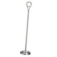 thumbnail image 2 of jifeng Support de Numéro de Table en Acier Inoxydable pour Hôtel Doré Argenté 35cm, 2 of 8