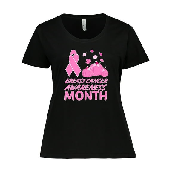 Inktastic Breast Cancer Awareness Month- October Women's Plus Size T-Shirt