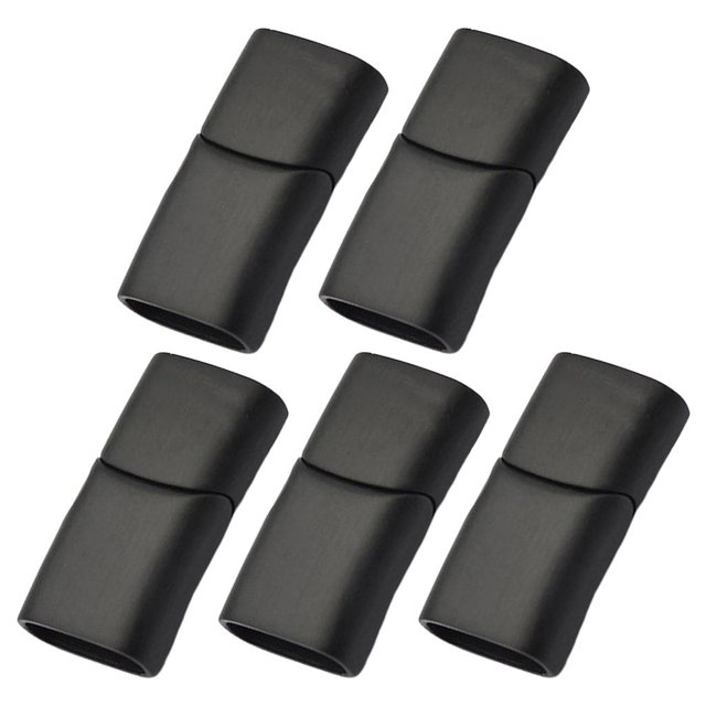 5x Cierres Magnéticos de Joyería Sunnimix Pulsera Conector Hebilla Negro L