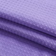 thumbnail image 5 of No Hooks Required Lavender Purple Shower Curtain with Liner Waffle Weave Design, Hotel Style Waterproof & Washable, Mesh top Window Easy Snaphook Lavender Purple Bathroom 72 inch wide x 86 inch long, 5 of 5