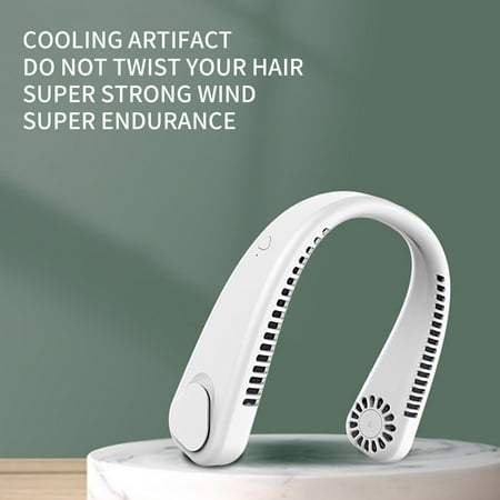 

Yrtoes Portable Neck Fans Bladeless Neck Fans Rechargeable Wearable Personal Fan USB Hanging Neck Fans 0