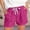 Red, variant on HAIJIE Womens Summer Shorts Adjustable Ruched Side Bikini Shorts Sport Shorts Women for Sister Women Upf 50 Swimsuit Bottoms with Liner