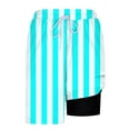 thumbnail image 6 of LMOIPLI Men's Swim Trunks Plus Size 2 in 1 Compression Liner Striped Swimwear High Elastic Waist Vacation Drawstring Bathing Suit Light Blue XXL, 6 of 6