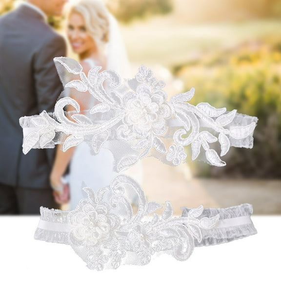 Raindrops White Bridal Wedding Belt with Pearl Decorated Elastic Lace for Bride Comfort 1623 inch Adjustable