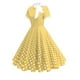 thumbnail image 2 of Vestido Corto de Verano de las Mujeres de Malla de Manga Corta Bordado Vestido de Pastel Retro, Vestido Ligero Casual para la Fiesta Y las Vacaciones, 2 of 9