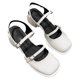 thumbnail image 3 of Sandalias de verano elegantes retro de punta cerrada en color beige para mujer, estilo casual, antideslizantes, talla 38, 3 of 8