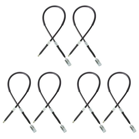 6x Golf Cart Accessories Brake Cable for ClubCar (2000-Up) Driver and Passenger Side 1020221-01,102022101,1019907