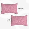 thumbnail image 4 of Balery Glitter Pink Pillow Covers,Bed Pilowcases,Reversible Plush Throw Pillow Covers End Pillow Encasement,Pillow Case - 20"X30", 4 of 9