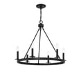 thumbnail image 5 of Trade Winds May 6-Light Chandelier in Matte Black, 5 of 6
