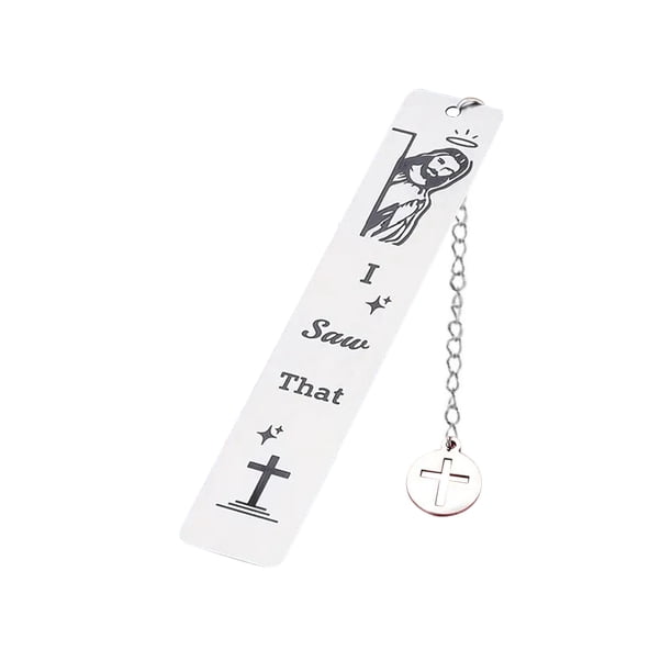 Marcadores regla de acero inoxidable de 2 piezas con texto inspirador - Set de marcadores metálicos para lectores, regalo de papelería de novedad
