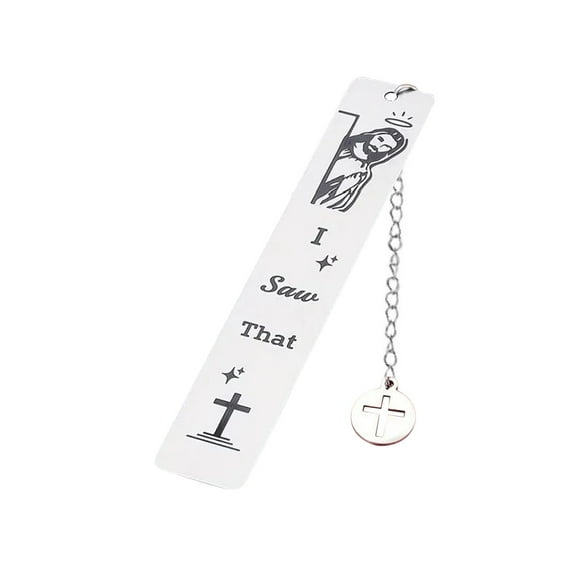 2pcs Gadget Stainless Steel Ruler Bookmark Inspirational Text Metal Stationery