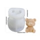 thumbnail image 2 of Injueey Molde de silicona de oso pequeño y ligero para decoración de pasteles, moldes para bordes de pasteles, Fondant Cocina y Comedor oso tejido, 2 of 6