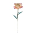 thumbnail image 4 of 11-12 Pulgadas de Largo, Rosa Real Recién Escogida A Mano, Rosa Chapada en Oro de 24 K, Amor para Siempre, Rosa Blanca y Rosa, Caja de Con Soporte, Rosa Real Bañada en Oro 24, 4 of 7