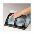 thumbnail image 4 of 40-Sheet Three-Hole Punch With Padded Handle, 9/32" Holes, Black | Bundle of 2, 4 of 4