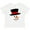 AA-White, variant on Inktastic Snowman with Top Hat and Carrot Nose Boys or Girls Baby T-Shirt